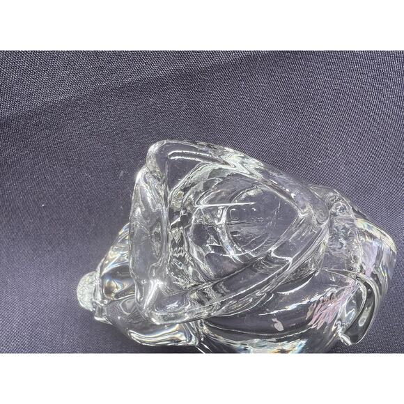 Vintage AVON Clear Glass Squirrel Votive/Candle Holder - Picture 7 of 9